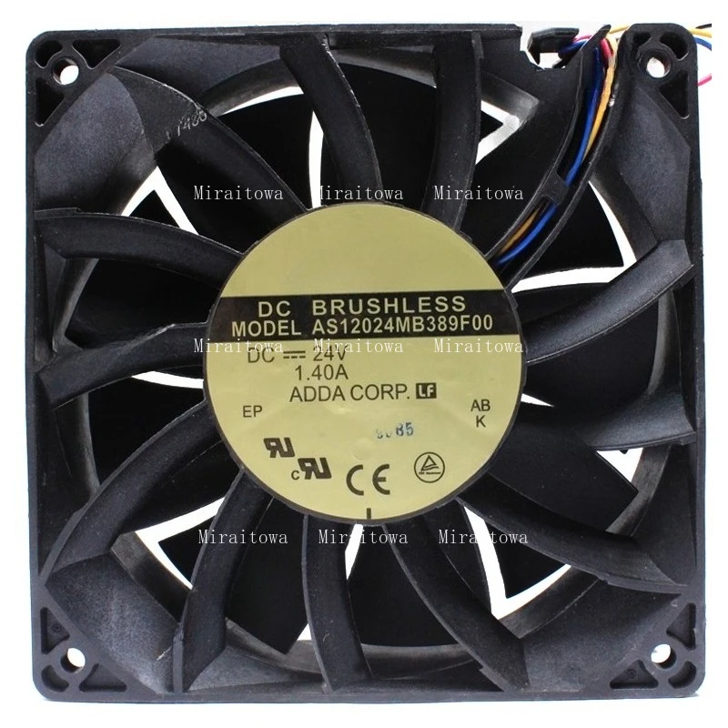adda-の新しい-as12024mb389f00-24v-140a-12038-12cm-冷却ファン用