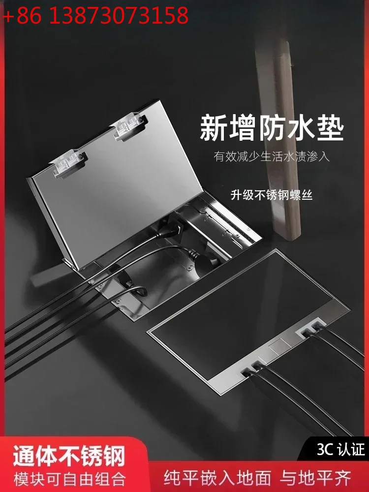 

Мраморная невидимая плоская напольная заглушка, полностью медная ультратонкая встроенная напольная заглушка 4,5 см.