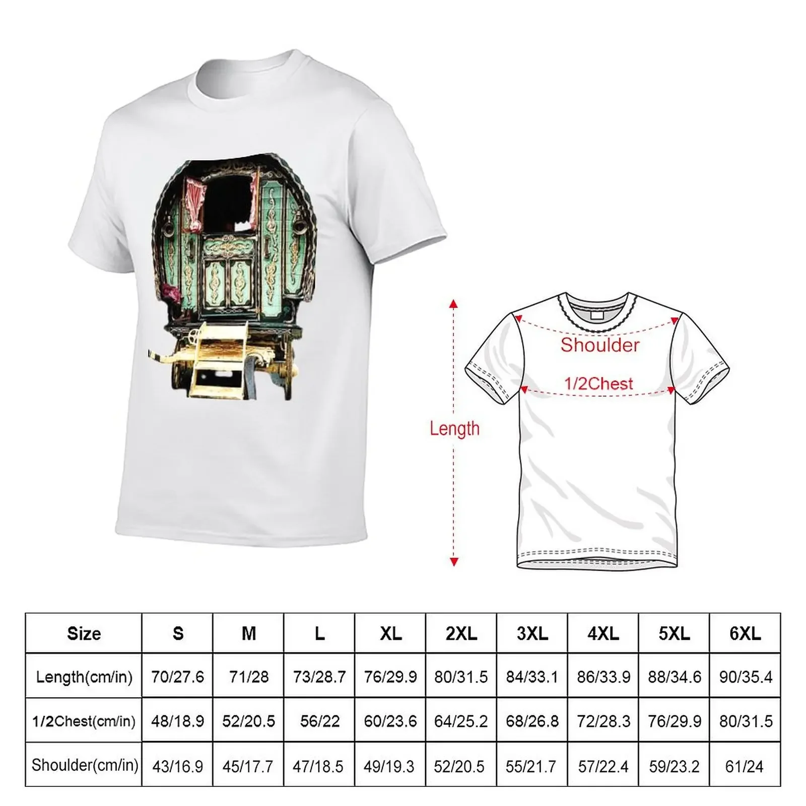 vardo gipsy wagon T-Shirt summer 2025 oversized graphic tee anime figures graphic shirts shirts graphic tee men