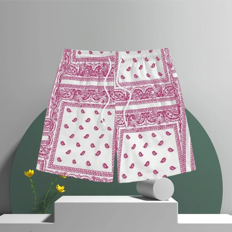 ثلاثية الأبعاد مطبوعة هاواي المرأة السراويل الرياضية المتضخم الصيف عادية الرباط الخصر السراويل في الهواء الطلق الرجال تشغيل السراويل الرياضية #1