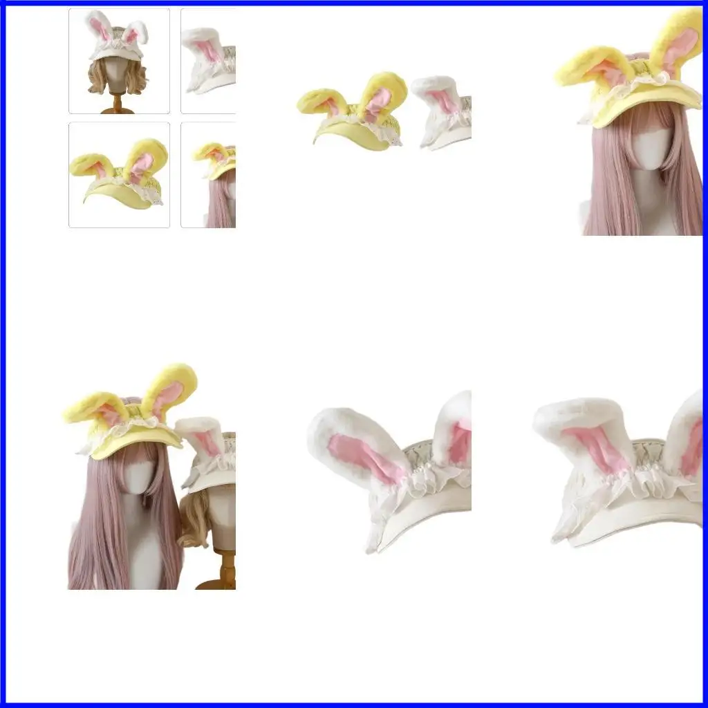 

Sunshade Sports Hat Empty Top Sun Hat Balletcore Lace Breathable for Workout