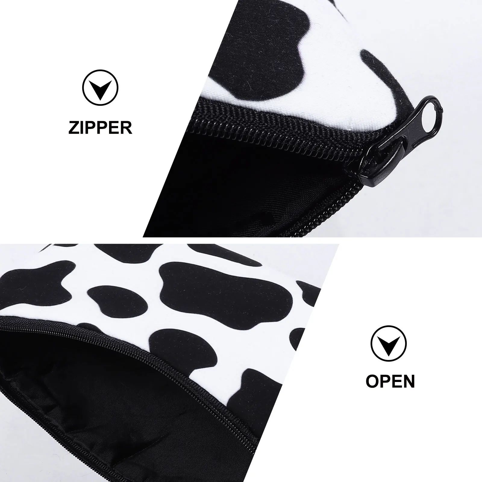 

1Pcs Cow Pattern Toiletry Bag Portable Makeup Storage Pouch Travel Storage for Women Makeup Bag Pouch