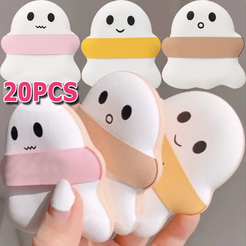 20PCS Cute Soft Cosmetic Puffs Set Dry Wet Dual Use Makeup Sponge Women Air Cushion Foundation Powder Puff Korean Beauty Tools