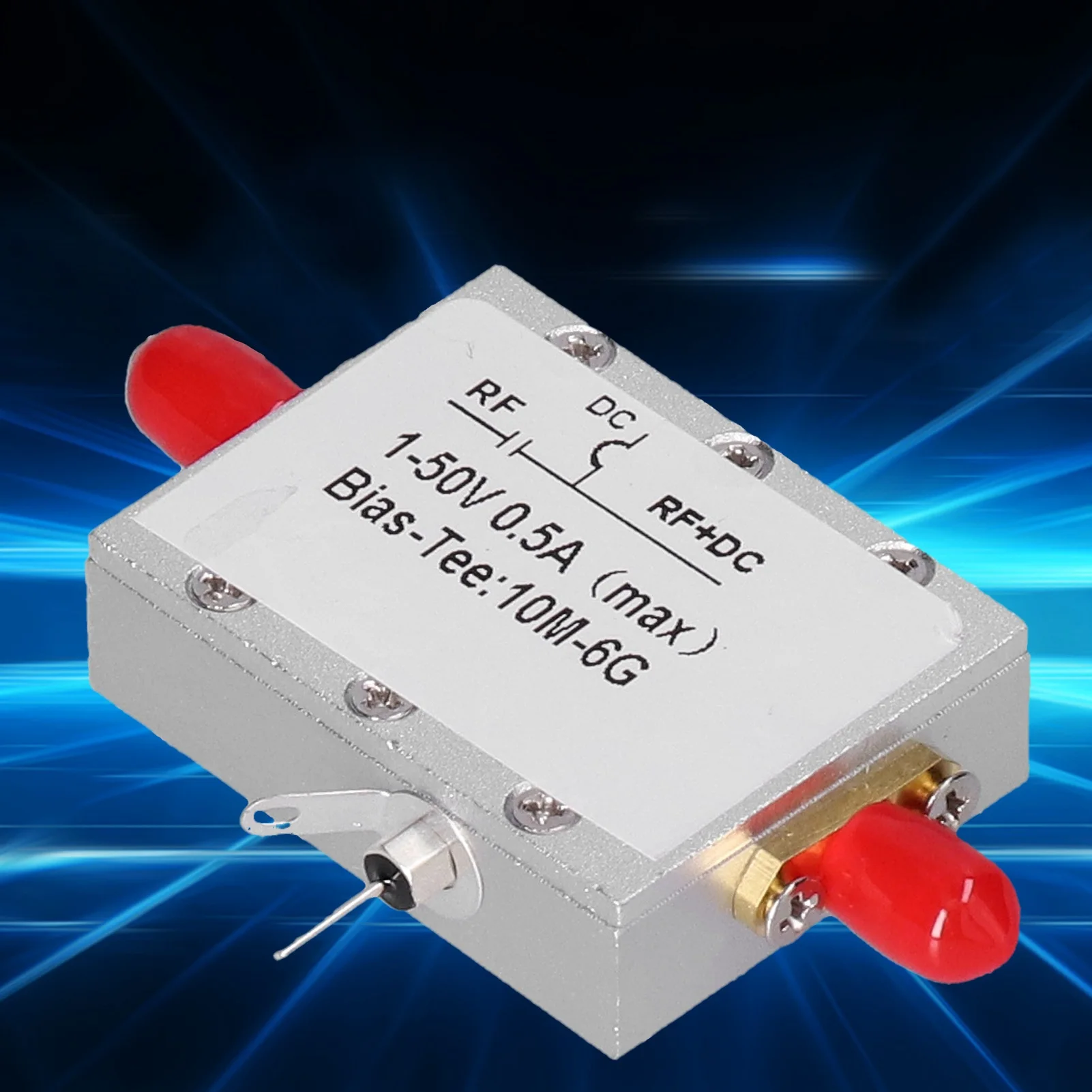 Bias Module Bias Tee Bias Tee Module Coaxial Feed Low Insertion Loss RF  Blocker Accessory 10MHz‑6GHz RF Bias RF Bias Tee