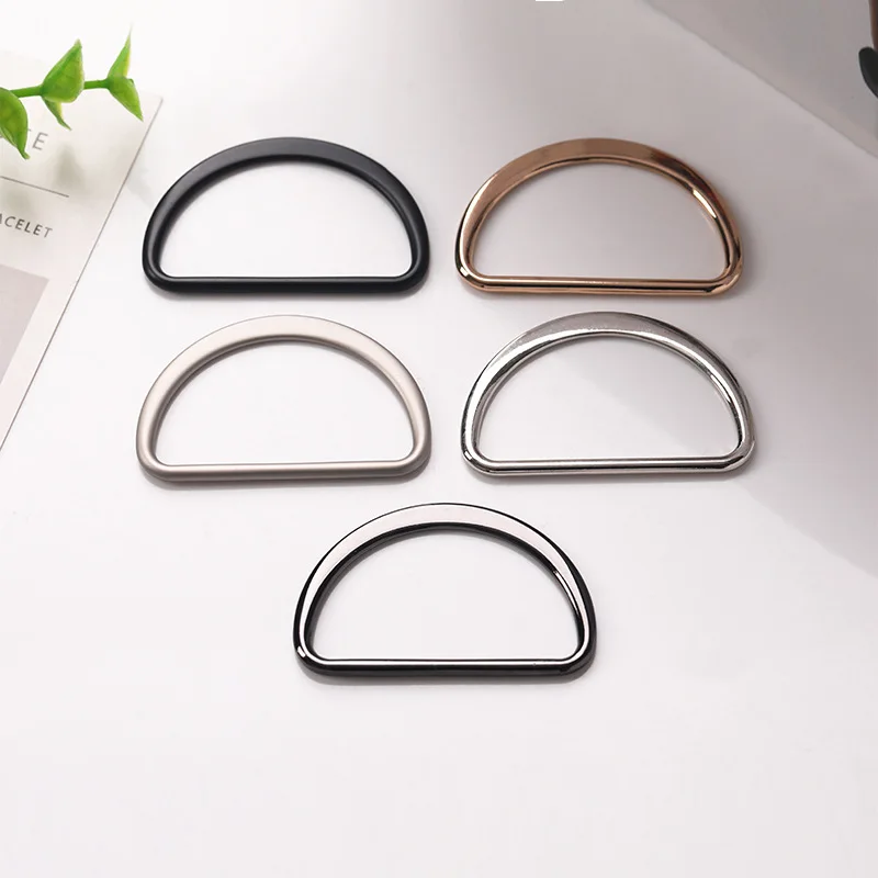 35mm 40mm Gold D-Ring Metallschnallen Dekorative Ringe für Taschen, Schuhe, Gürtel, Kleidung, DIY-Bastelzubehör Großhandel – Detail 5