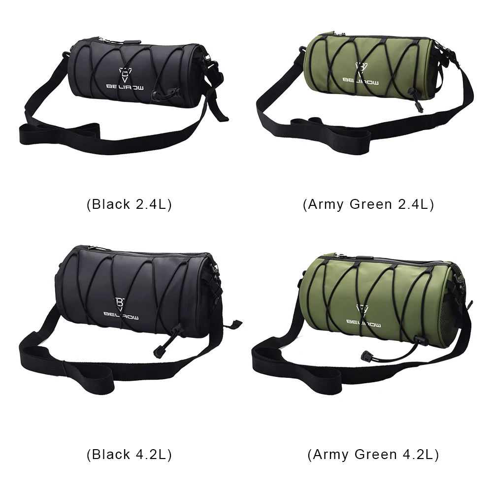 2.1/2.4/4.2L Bicycle Front Bag Multi-Purpose Bike Handlebar Bag Frame Pannier Bag Waterproof Large Capacity Cycling Top Tube Bag