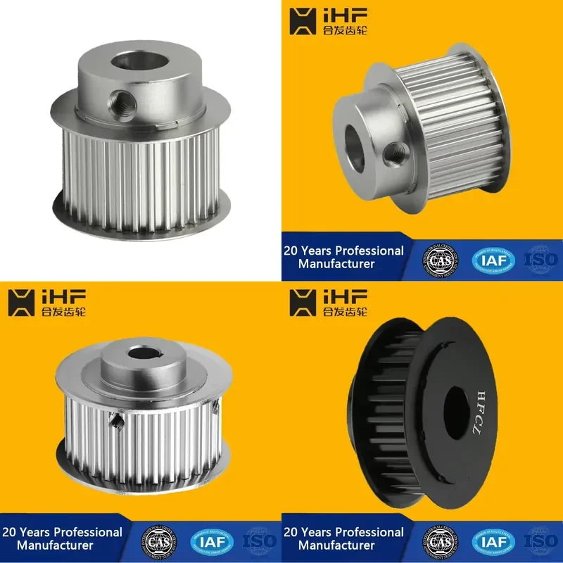 Pulley Manufacturer Light Drive T5 T10 T20 Tooth Type Cast Iron Aluminum Conveyor Timing Pulley 1