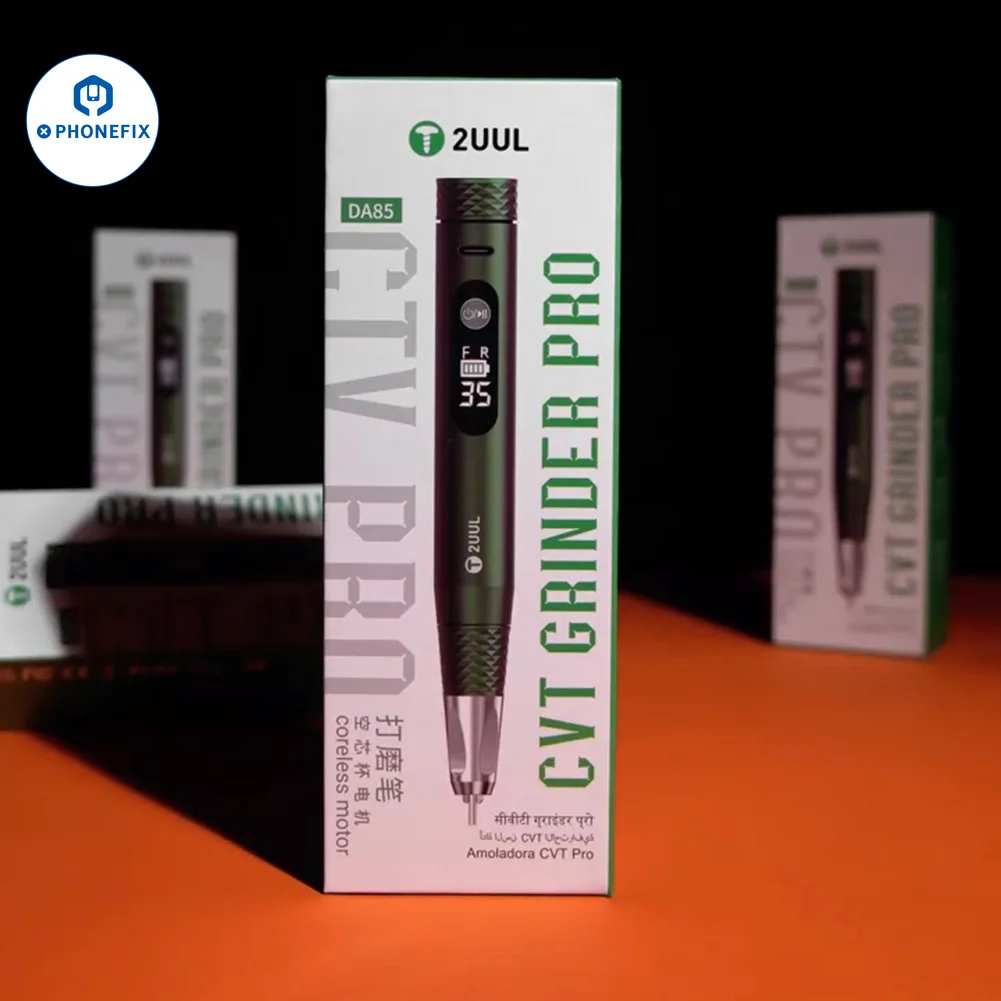 

2UUL Coreless Motor Polishing Pen DA85 CVT Grinder Pro Adjustable Electric Speed Control PCB NAND IC Chips Cutting Polisher Set