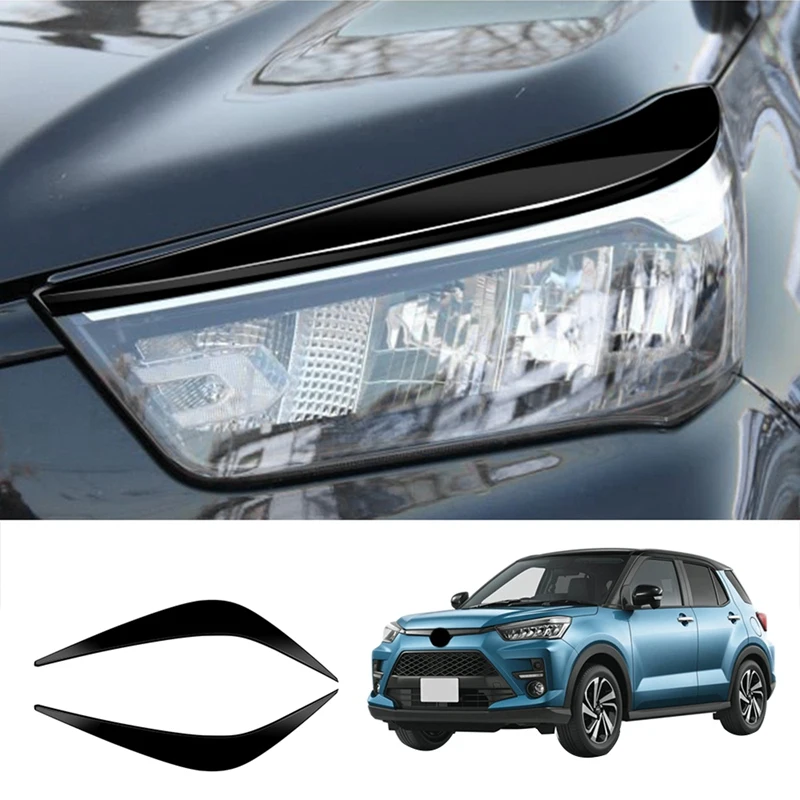 

Car Headlight Eyebrow Cover Decoration Trim For Toyota Raize 200 Series Accessories