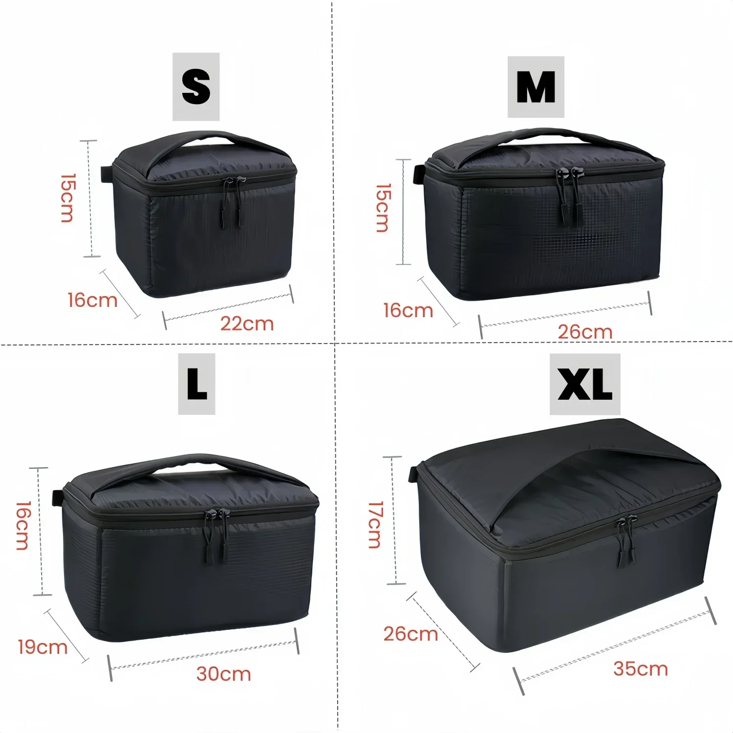 2/3/4/6 شبكات الصيد بكرة حقيبة المحمولة في الهواء الطلق الصيد بكرة و والعتاد حقيبة حمل تخزين مقاومة للماء أكياس صيد السمك #5