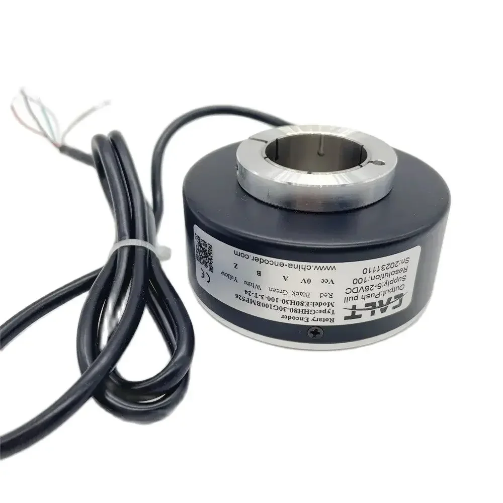 GHH80-30mm hollow shaft Totem pole /push pull output rotary encoder replace for E80H30-100-3-T-24