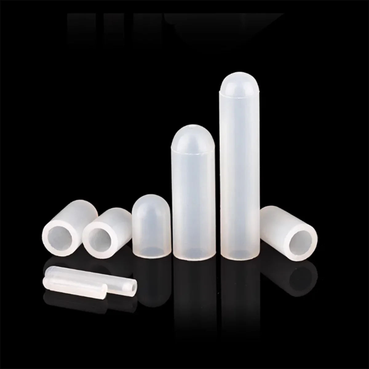 High Temperature Resistant Silicone Protective Cap/Screw Anti-Collision Tube Cover/Electroplated Electrophoretic Rubber Dust Cap