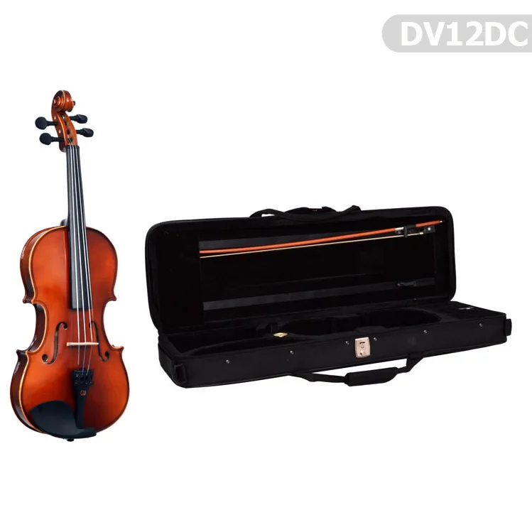 Dominguez DV12DC black coffee 1/2 Violin Music,Acoustic, Hobby, Custom, a new generation, made in Turkey