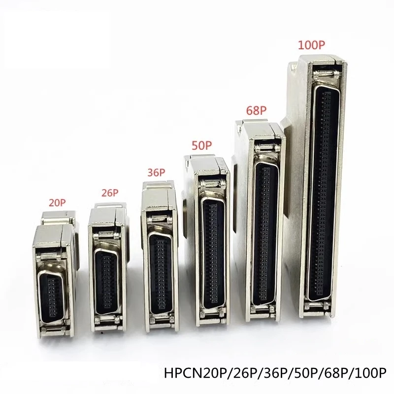 

SCSI HPCN20P HPCN26P HPCN36P HPCN50P HPCN68P HPCN100P Connector Servo Driver Plug Iron Shell Buckle CN 20P 26P 36P 50P 68P Slot