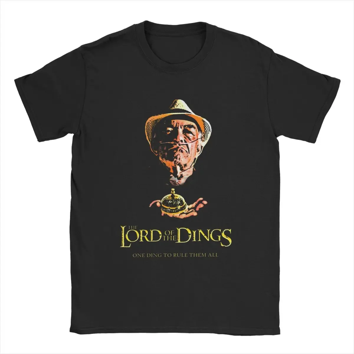 Casual Lord Of The Dings Breaking Bad T-Shirt for Men Crew Neck Pure Cotton T Shirts Short Sleeve Tees Printed Clothing