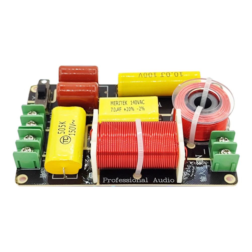 WEAH-250 2 ทิศทางลําโพงความถี่เสียง HiFi Filter Circuit Board 250W ทวีตเตอร์ Bass Crossover Filter Home Sound Theater