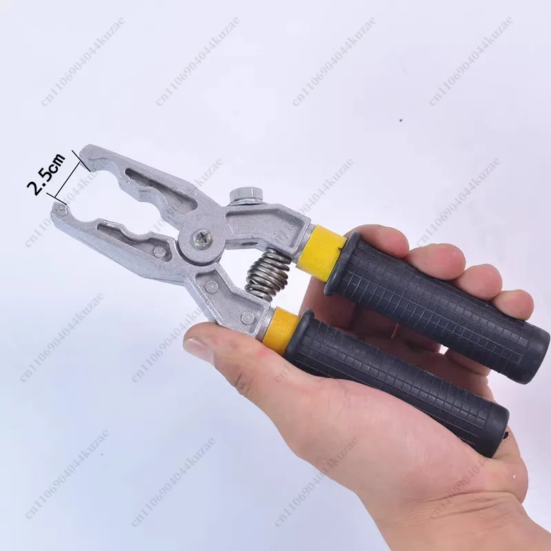 0.4kV Grounding Clamp with Personal Safety Wire Plug, Low Voltage Handheld Tool