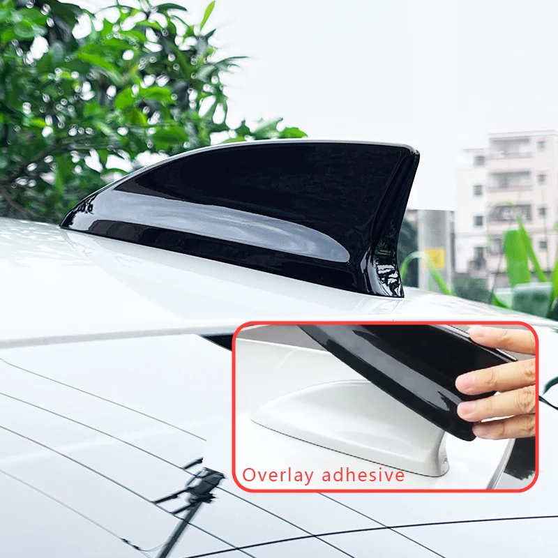 For Honda Civic 2022 2023 2024 Shark Fin Antenna Protector Anti-scratch Waterproof 11th Gen Civic Accessories Cover Trim