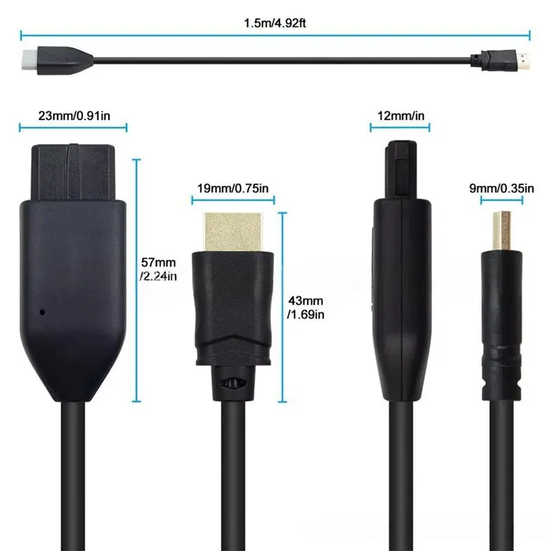 Game Console Accessory- For 64/NGC/SNES S 1080P N64 To -Compatible Converter HD Cable Adapter - view 5