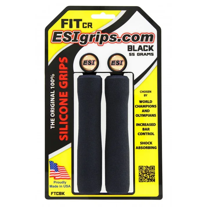 

ESIgrips Fit CR (Chunky/Racer's Edge Combo) Chunky / Racer's Edge Mix - 55 Grams. Thickest areas 32mm Installed Diameter