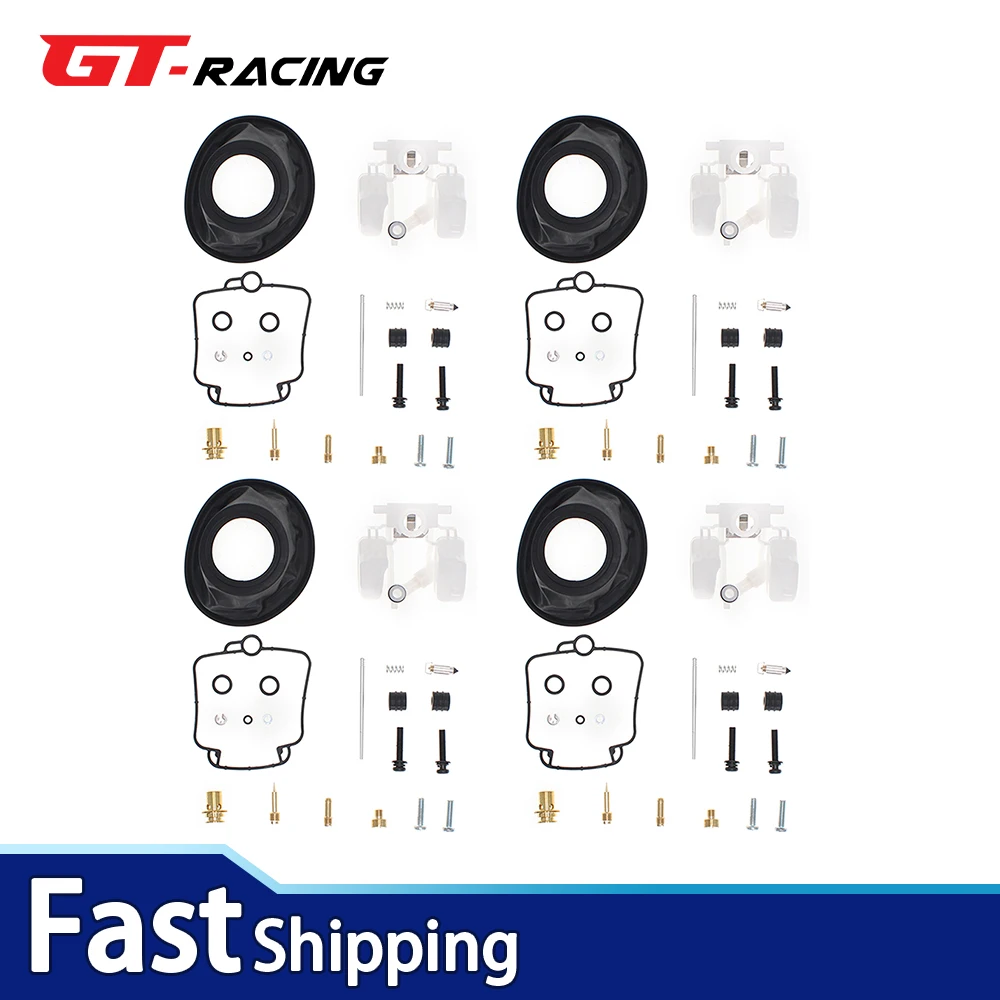 

4Pcs FOR SUZUKI GSX600F GSX600 GSX 600 1990-1996 KATANA Motorcycle Carburetor Repair Kit Float Diaphragm