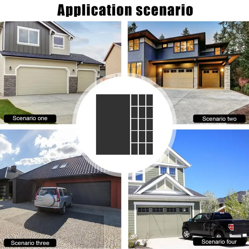 Magnetic Window For Garage Doors Reusable Garage Door Magnetic Window Garage Window Magnets Anti-Fall Magnetic Window Decorative