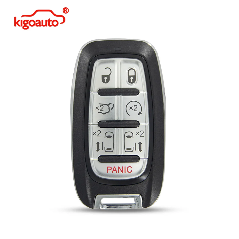 

kigoauto FCC M3N-97395900 Smart key shell case 7 button for 2017-2022 Chrysler Pacifica Voyager PN 68217832AC