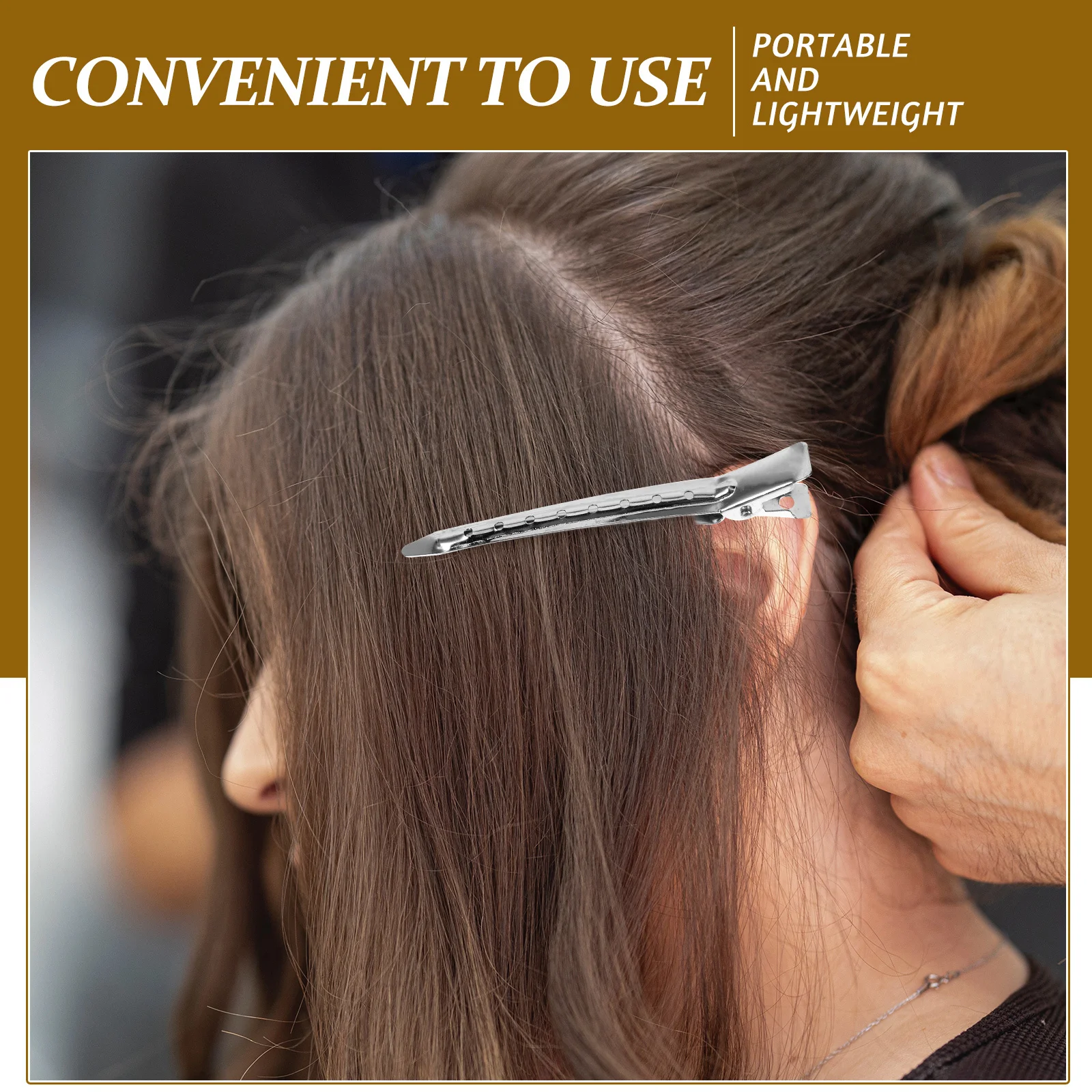 

17Pcs Professional Hairdresser Sectioning Clips Metal Alligator Hairpins for Women Girls Styling Hairdresser Sectioning Clips