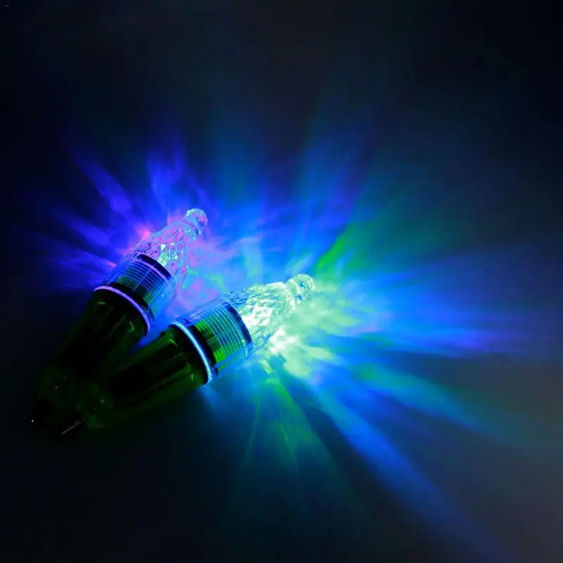 1pcs Fish Underwater Light AM Fishing Lure Waterproof Colorful Shiny LED Deep Fishing Lamps Accessories Submersible Light