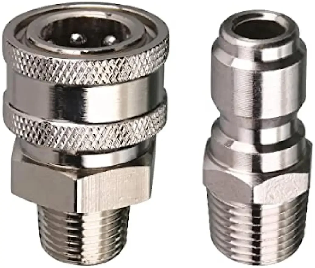 Pressure Washer Adapter Set, Quick Connect Kit, 3/8’’ Male Thread Fitting, 5000 PSI