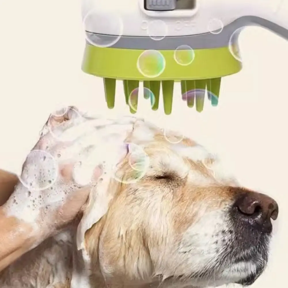 

Silicone Dog Bath Massage Showerhead Specific Pressurized Pet Showerhead Faucet Thickened Durable Pet Washing Sprayer