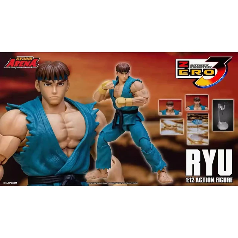 Storm coleccionables originales 1/12 Ken Ryu Masters Storm WF2025 Arena Street Fighter Zero 3, versión limitada, regalo en Stock, juguetes de Anime
