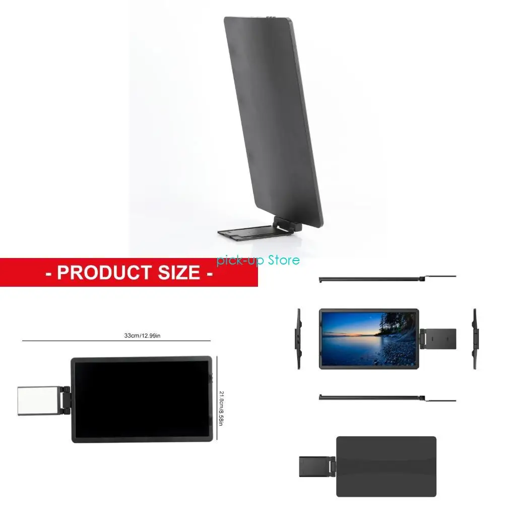 

Q5WA EM1411 14.1Inch IPS Computer Display External Monitor Featuring 178° Viewing