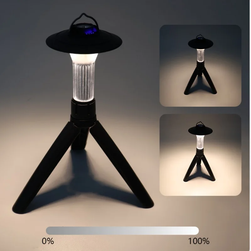 أضواء خيمة التخييم LED ضوء الطوارئ نوع c شحن فانوس التخييم عكس الضوء مصابيح تعليق للزينة للسفر في الهواء الطلق #2