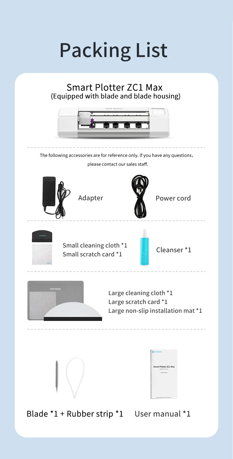 Rock Space Screen Protector Smart Plotter Mesin Pemotong Film Hidrogel Cerdas