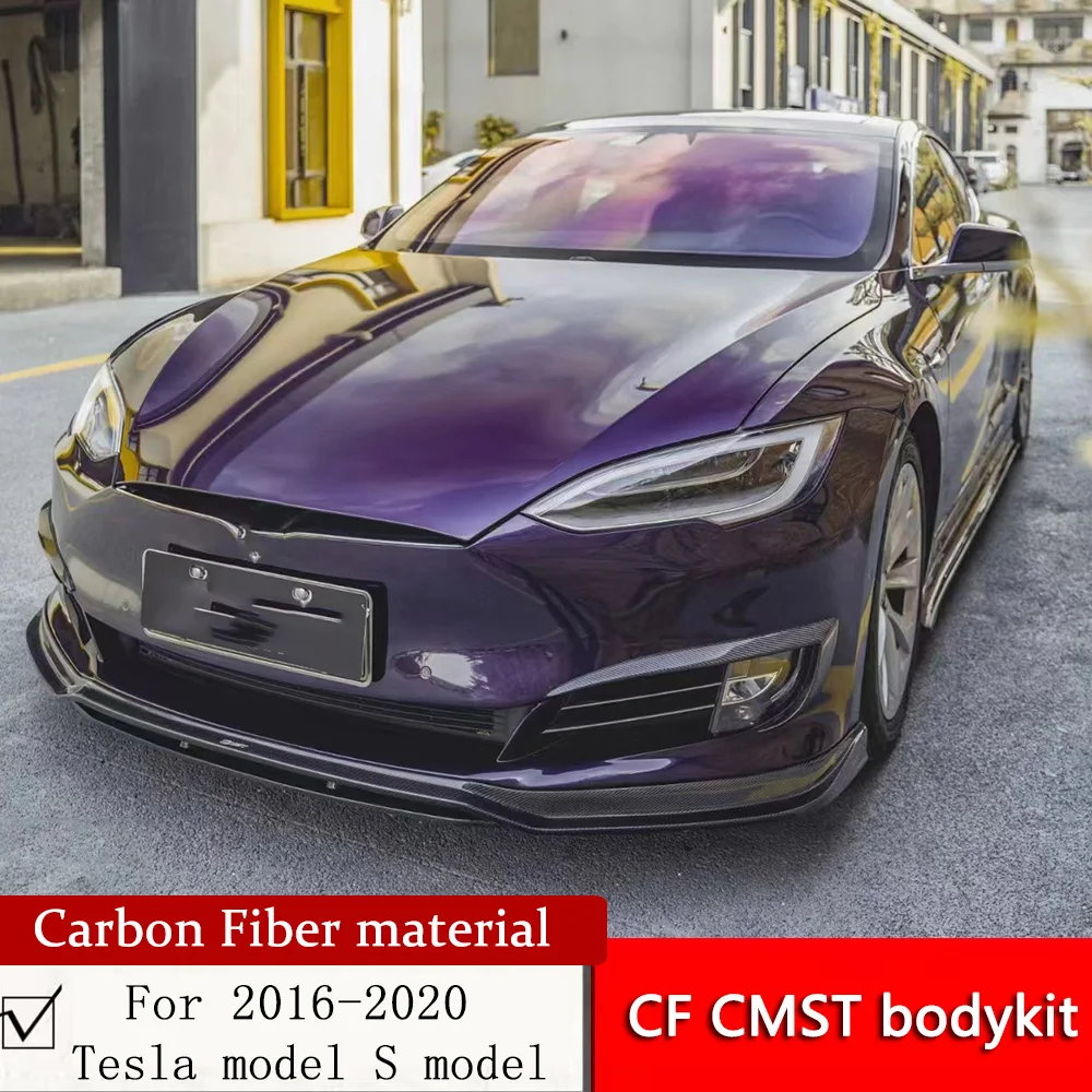 

Для Tesla model S add CMST bodykit, материал углеродного волокна 2016-2020, модели модификации, задняя губа, передняя губа и боковая юбка