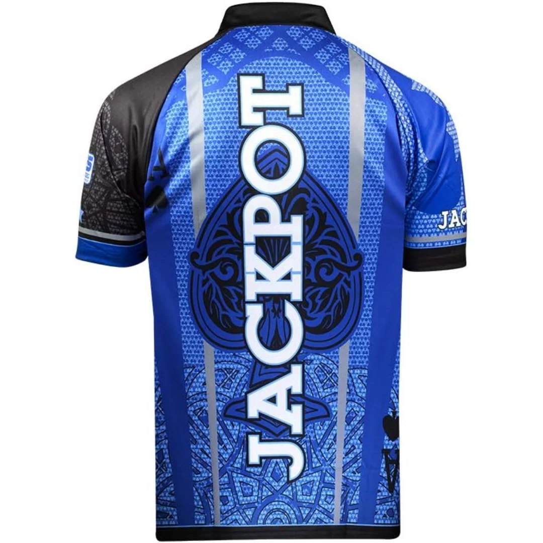 

Футболка Coolplay Adrian «Jackpot» Lewis Pro Darts, подарок для любителей дартса, спортивная одежда для дартса, спортивная быстросохнущая мужская футболка, детская футболка