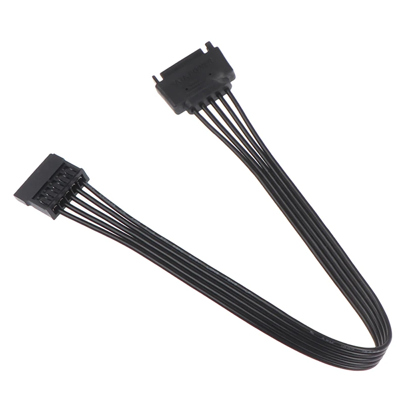 30CM SATA 15Pin Male To Female Power Extension Cable HDD SSD Power Supply Cable SATA Power Cable For PC
