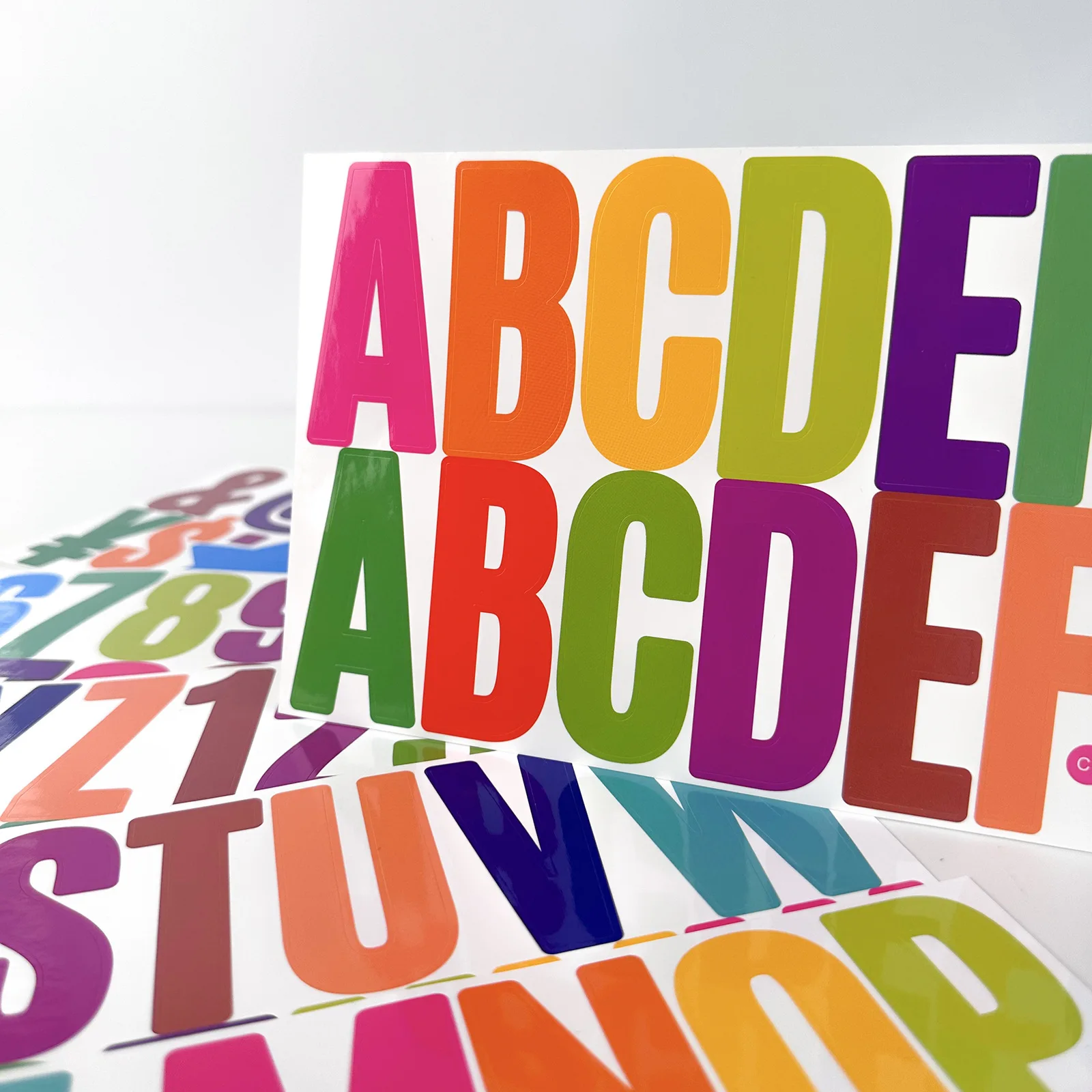 2.5 Inch Colorful Letter Stickers DIY Personalized Waterproof Stickers for Mailbox Walls Scrapbook Stationery