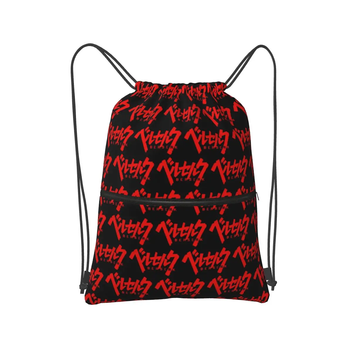 Japanese Anime Berserk Logo Backpacks Multi-function Drawstring Bags Storage Bag Book Bags for Man Woman Students