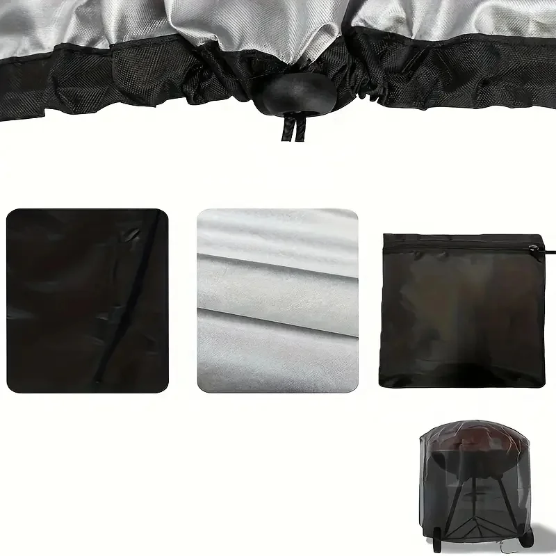 Copertura per griglia per barbecue in poliestere resistente: protezione per barbecue da esterno impermeabile e antipolvere, accessori per barbecue