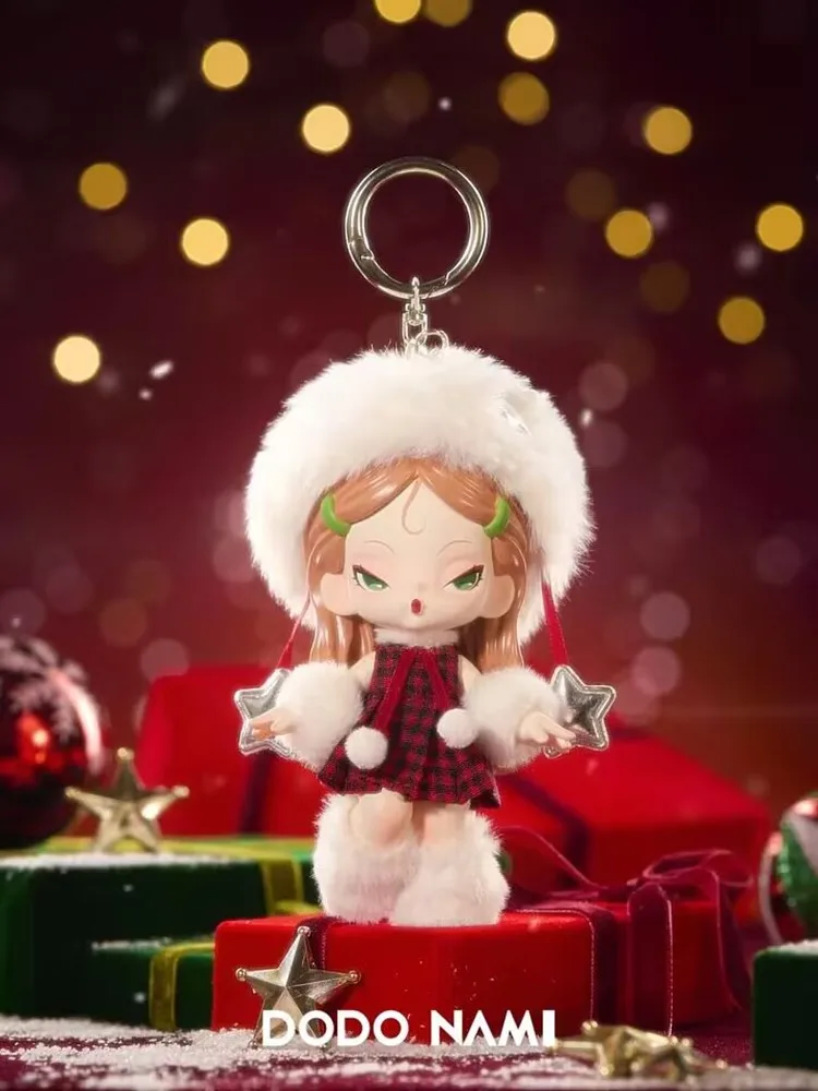 뉴 도도 나미 치어스 데이 시리즈 블라인드 박스 장난감 사랑스러운 비닐 펜던트 피규어 도도 슈가 미스터리 박스 키체인 인형 크리스마스 선물