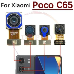 Back Main Camera For Xiaomi Poco C65 2310FPCA4G Front Samll Facing Rear Camera Moduel Flex Cable Parts