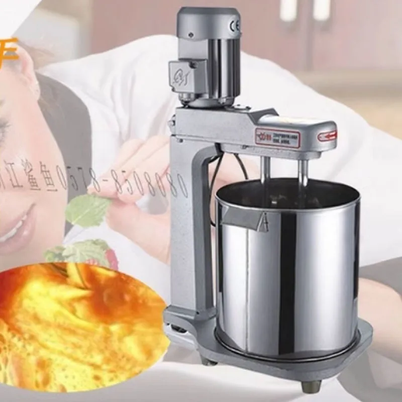 200W Small Food Mixer 15L Commercial Double-Shaft High-Efficiency Egg Beater Desktop Cream Fresh Milk Cake Beater Mixer