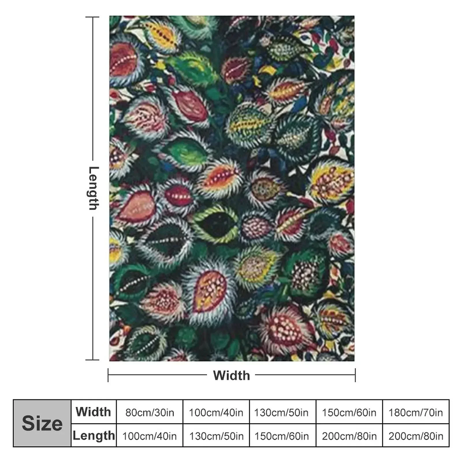 Feuilles - Seraphine Louis - Favourite Artists Collection Throw Blanket Quilt Sleeping Bag Blankets