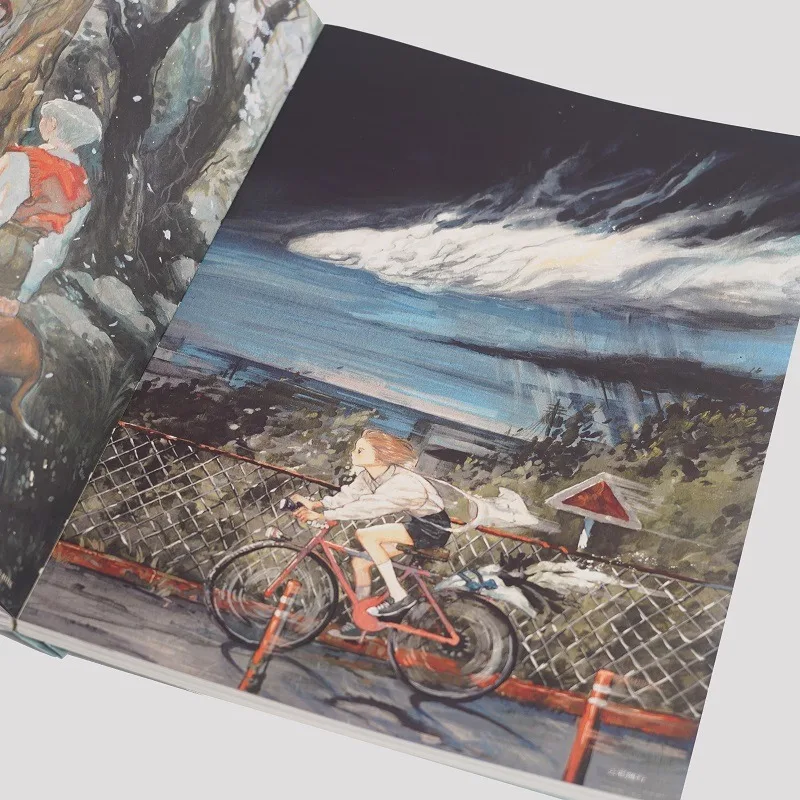 حديقة من آثار الكورية المصور مجموعة ألوان مائية مرسومة يدويًا شيبا إينو والقطط شفاء عمل فني شفاء #3