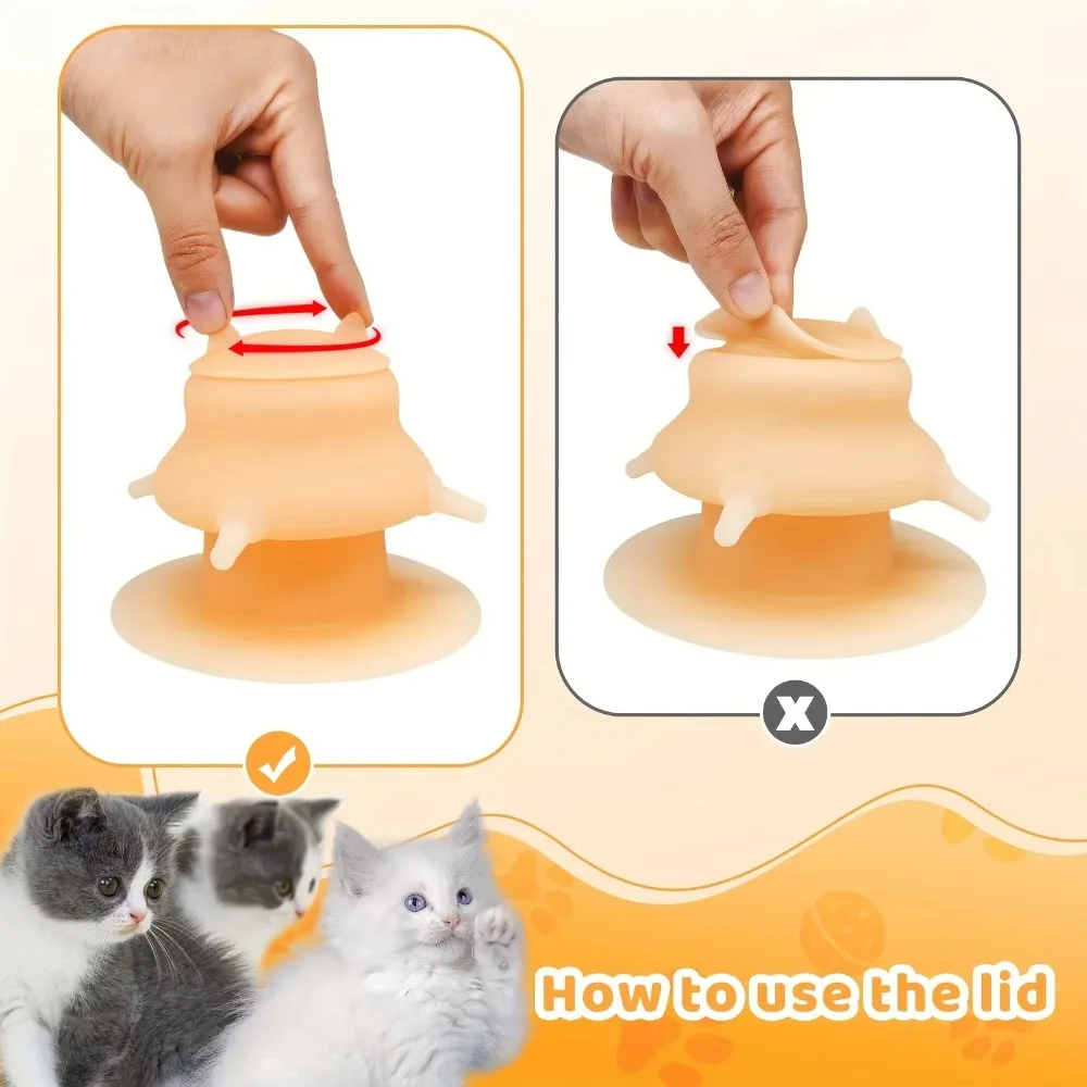 230ml Pet Water Feeding Supplies 4 Nipples Silicone Dog Breastfeeding Artifact Anti Slip Suction Cup Puppy Nursing Bottle