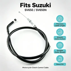 Motorcycle Parts Clutch Control Cable Wire For Suzuki SV650 SV650N SV 650 650N 2003 2004 2005 2006 2007 2008 2009 2010 2011 2012