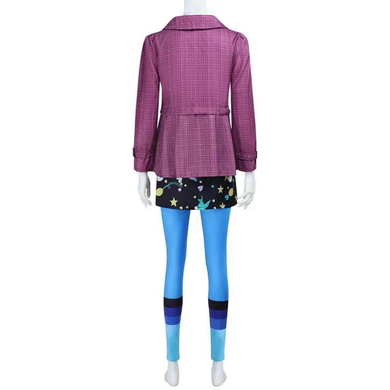 Luna Cosplay juego de rol disfraz de Lovegood película mágica faldas con gafas conjunto de calcetines ropa trajes de mujer traje de Carnaval de Halloween;