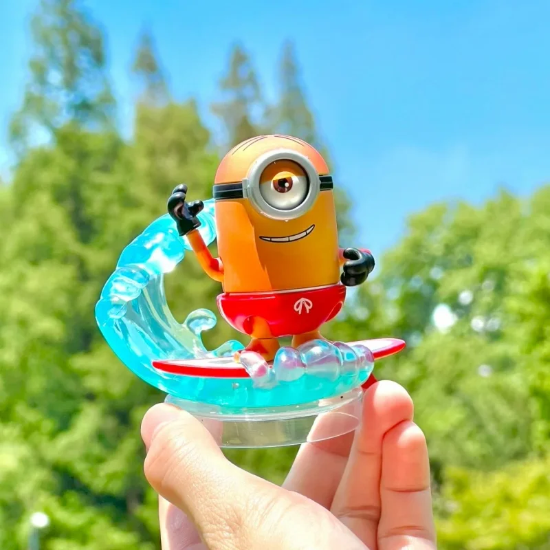 New Blokees Minions Building Block Toy Bob Dave Phil Caveman Kevin Tim Stewart Action Figures Model Blind box Kids Birthday Gift